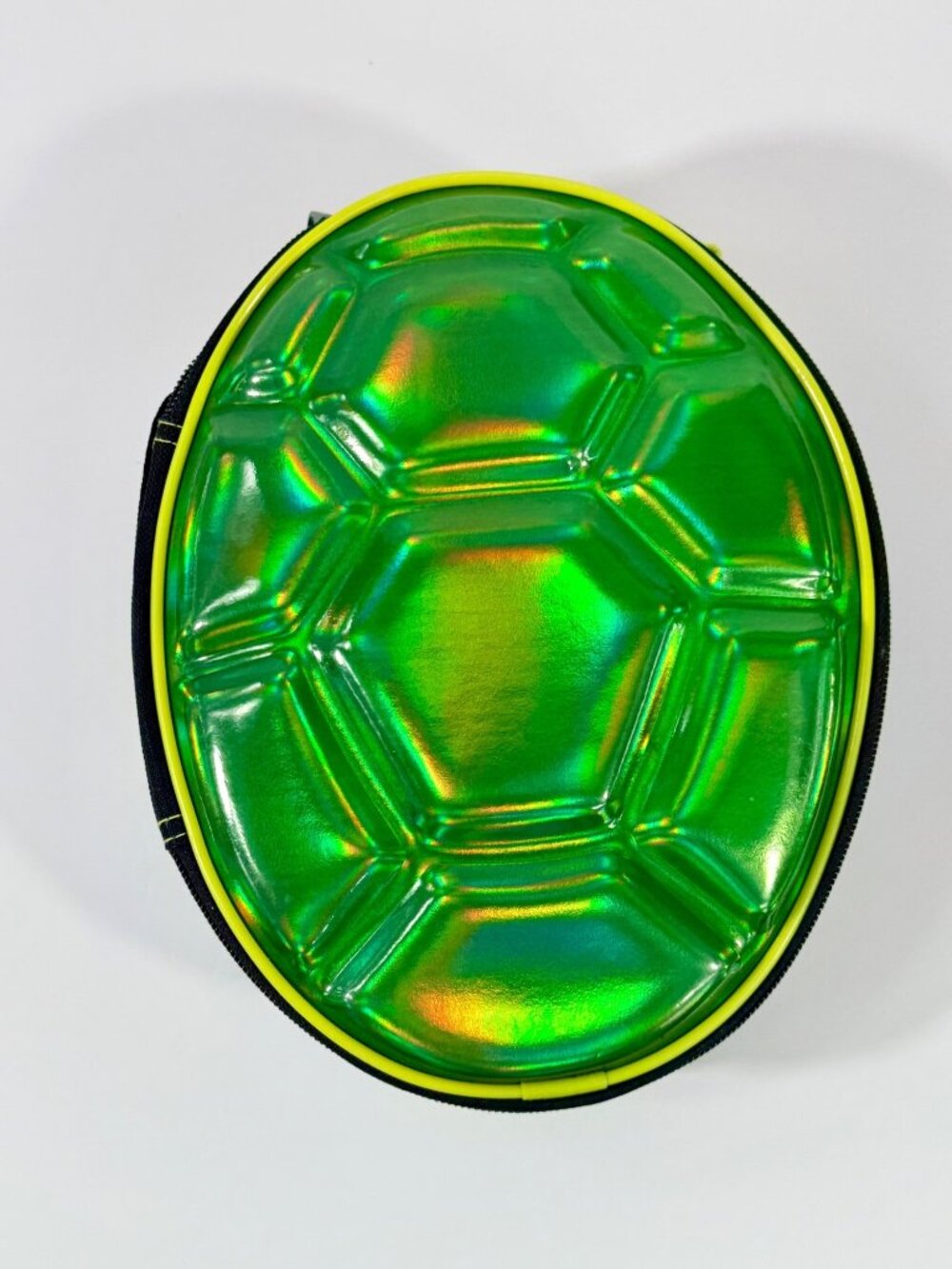 TMNT Teenage Mutant Ninja Turtles Green Shell Holographic Insulated Lunch Bag